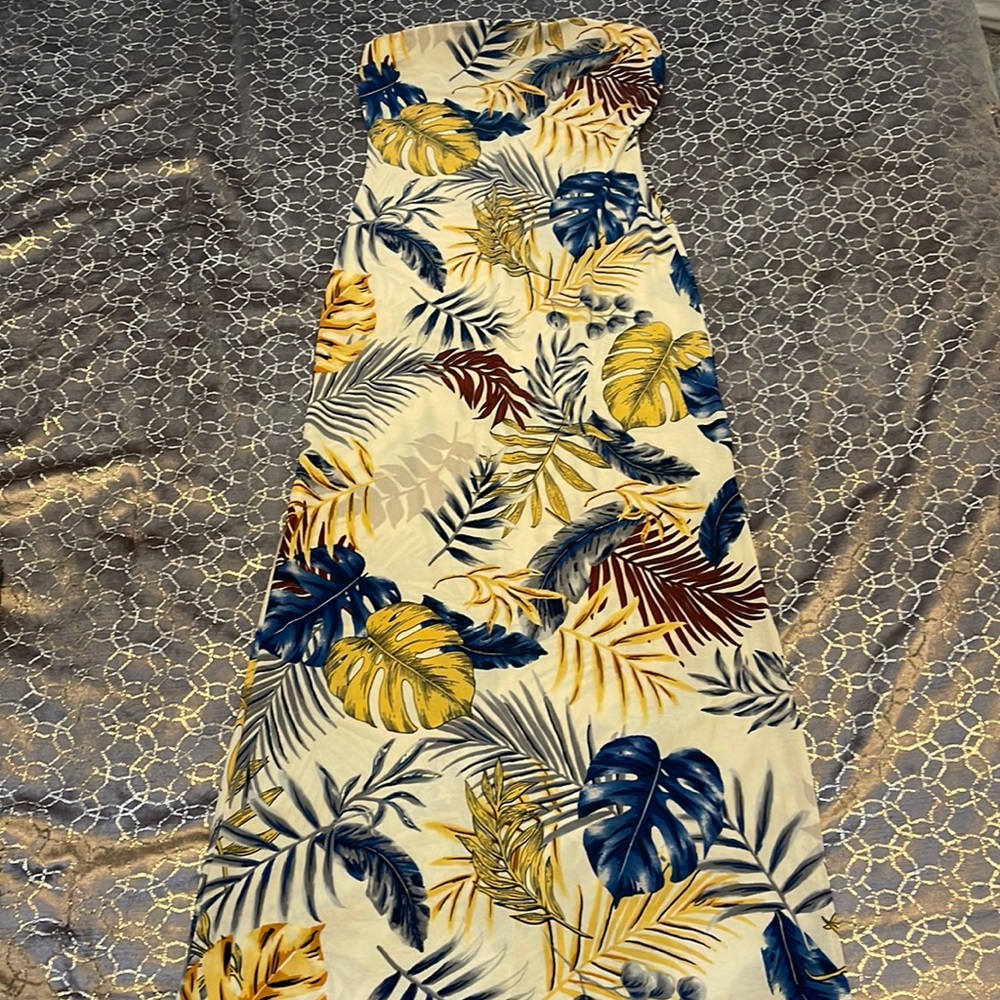 Flower halter dress